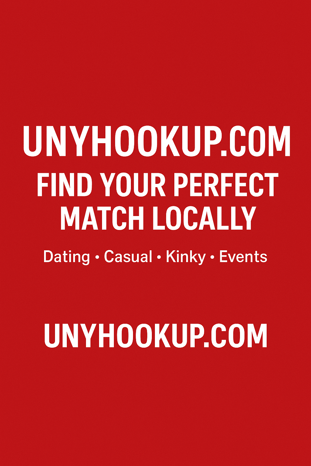 UNYHookup.com Launches; a Bold New Dating & Hookup Platform Focused on Upstate New York