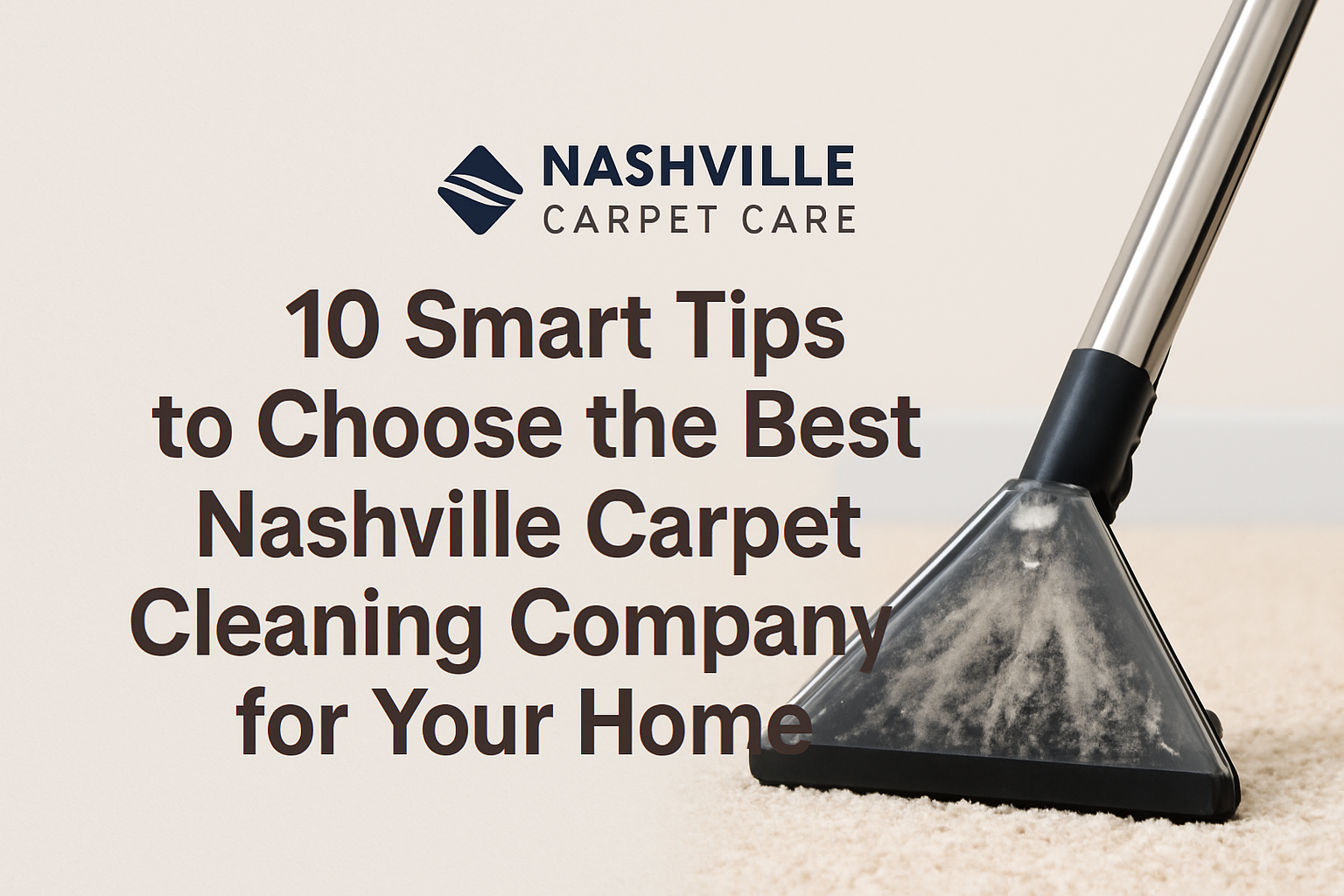 Nashville Carpet Care Publishes Expert Guide: "10 Smart Tips to Choose the Best Nashville Carpet Cleaning Company for Your Home"