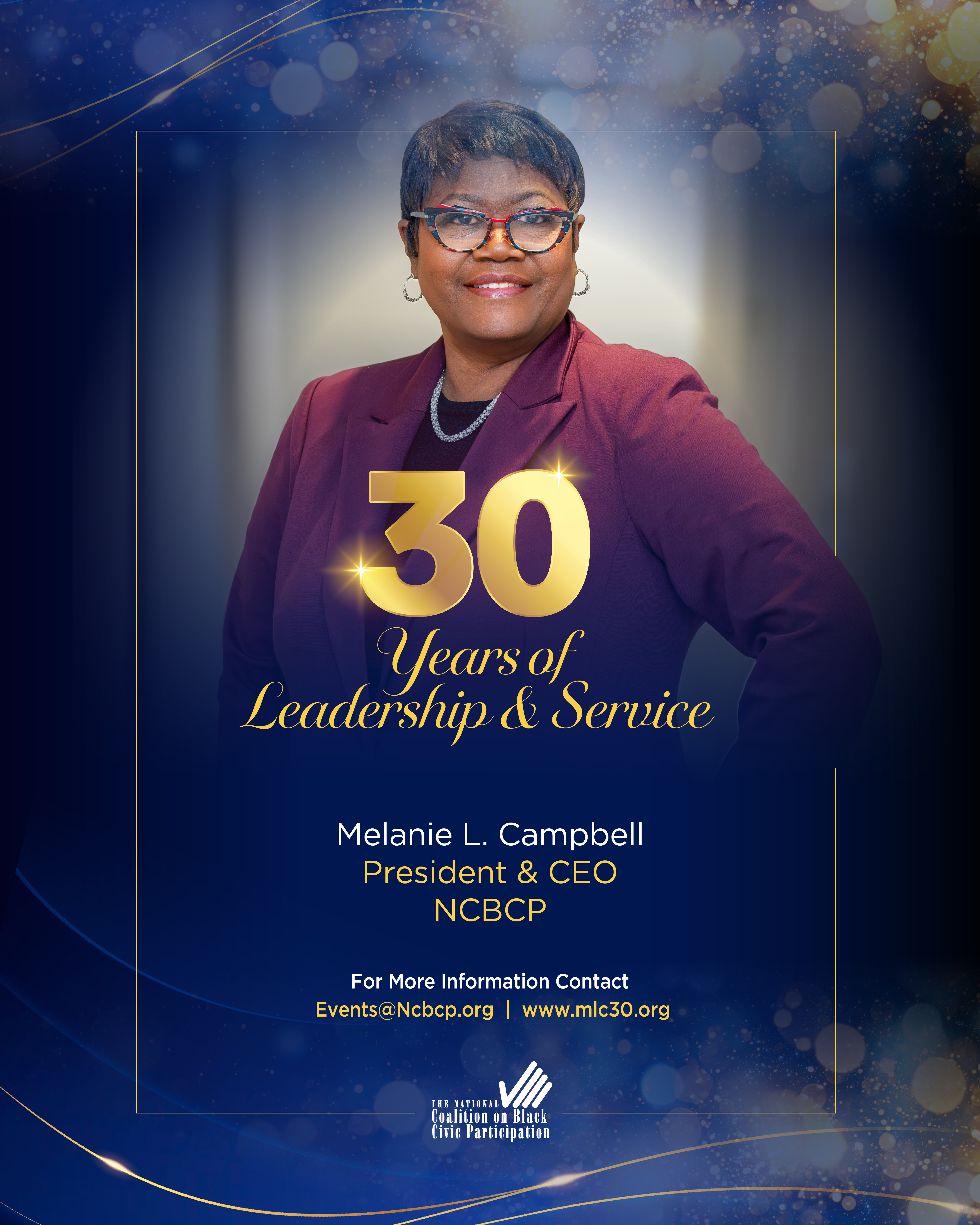 NCBCP Celebrates President & CEO, Melanie L. Campbell’s 30 Years of Leadership and Service During the 28th Annual Spirit of Democracy Awards Gala