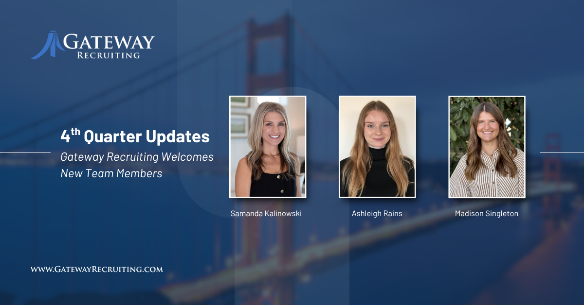 Gateway Recruiting Announces Continued Growth and 4th Quarter 4 Paws Campaign for Third Year