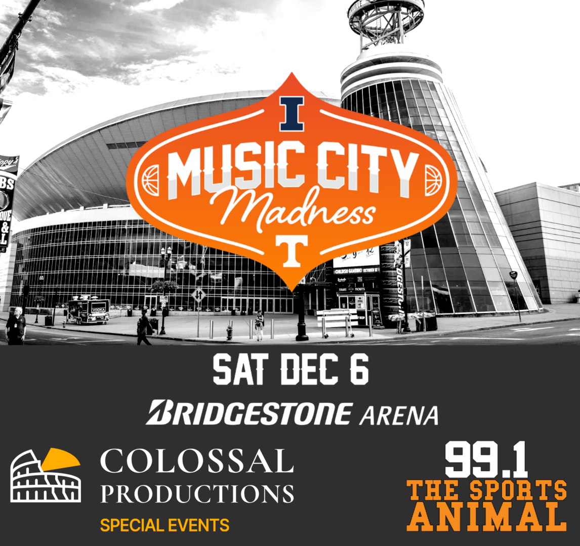 Colossal Productions & 99.1 The Sports Animal Launch Music City Madness Giveaway