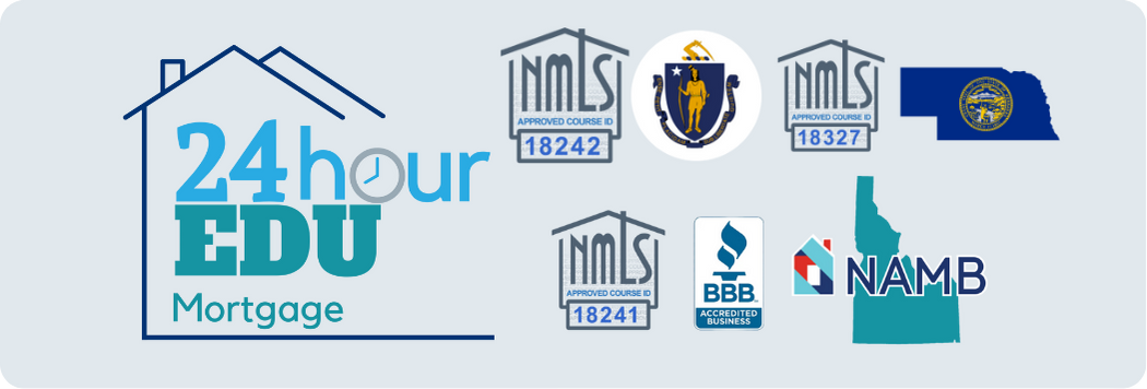 24hourEDU Announces New Mortgage Loan Originator Pre-Licensing Training Approvals in Massachusetts, Idaho, and Nebraska