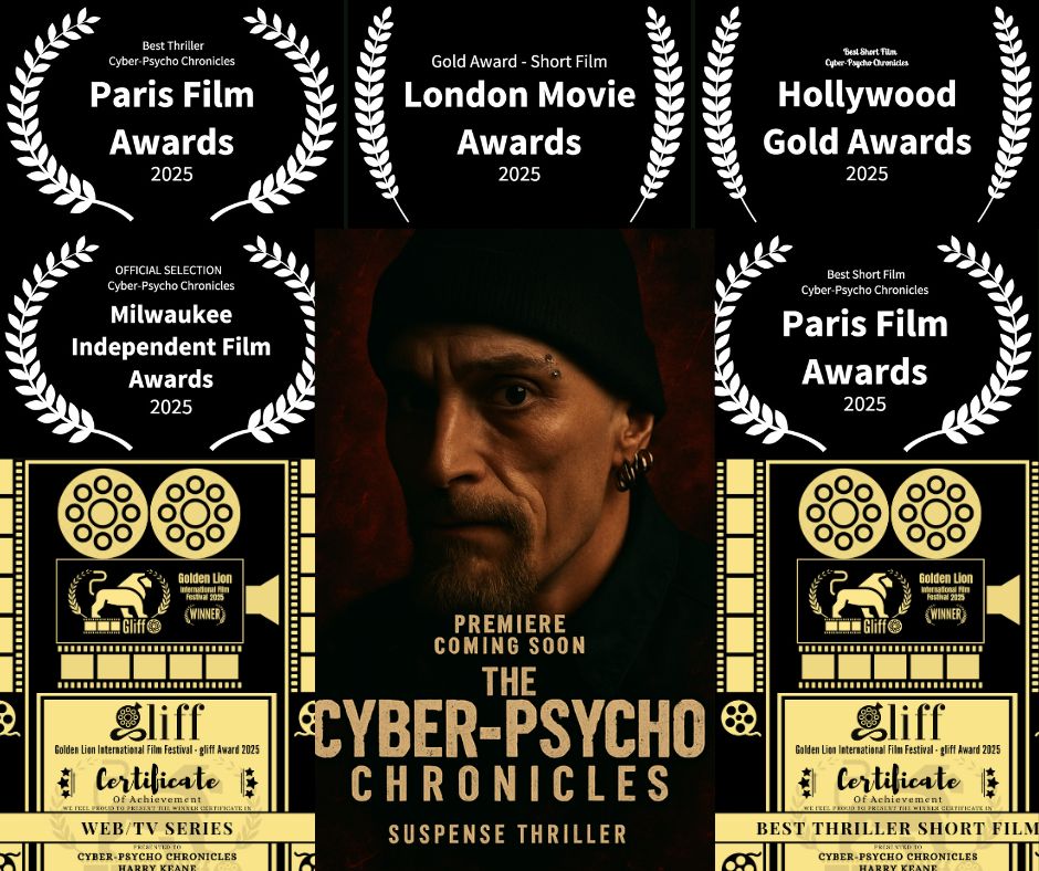 Cyber-Psycho Chronicles Surpasses 100 + Awards and Enters 6 Oscar-Qualifying Festivals