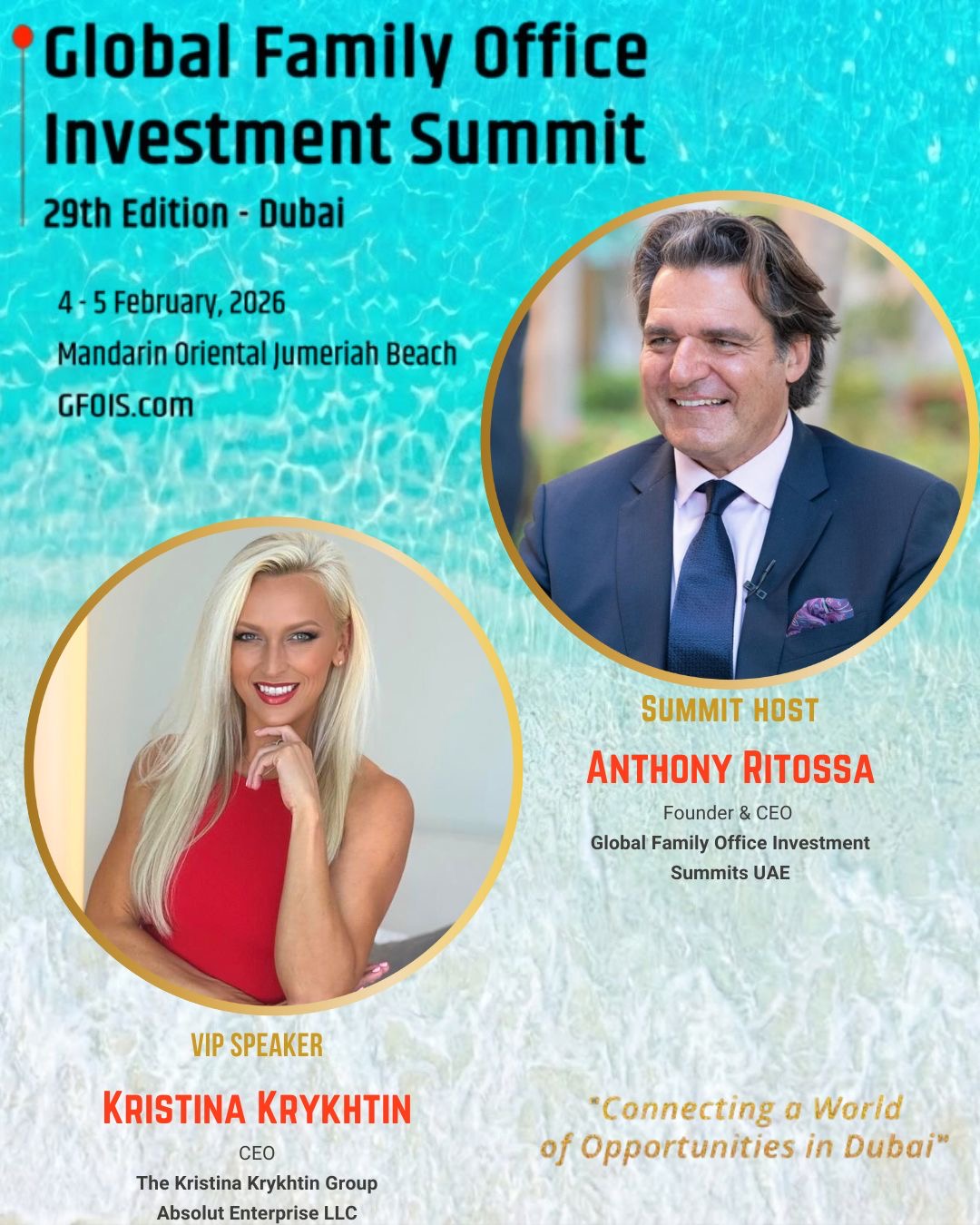 Up & Coming "Real Estate Queen" Joins Global Family Office Investment Summit Advisory Board