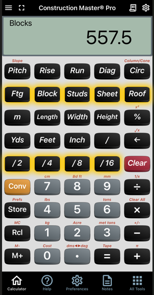 Construction Master Pro App Adds Materials Mode to Support Material Estimating and Takeoffs