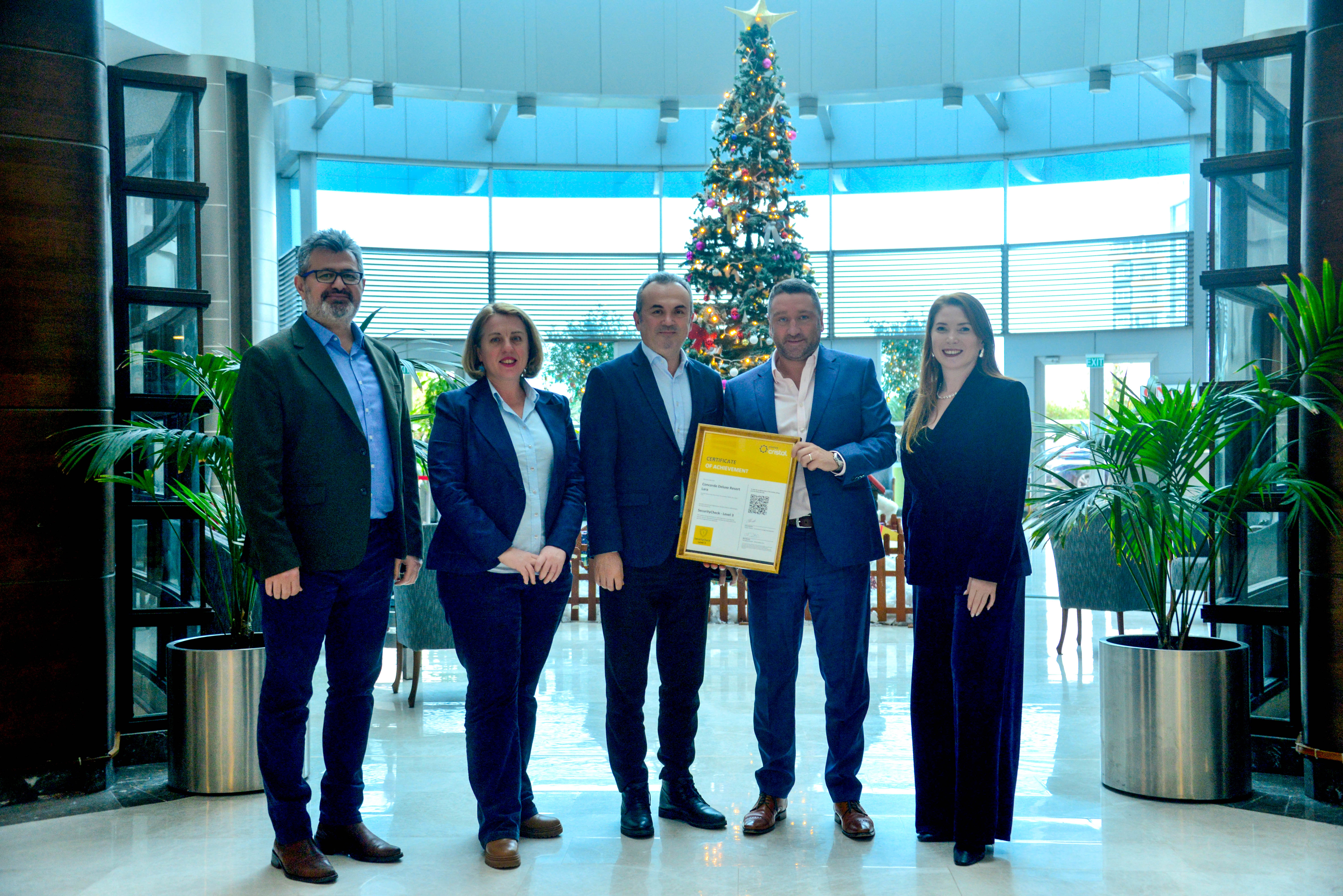 Intertek Cristal Awards Concorde De Luxe Resort Antalya Ten Health and Safety Certifications