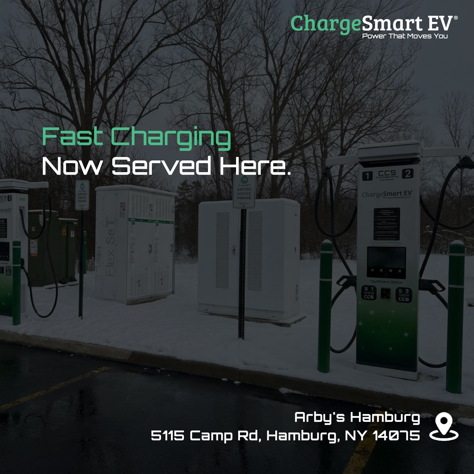 ChargeSmart EV Brings DC Fast Charging to Hamburg, NY