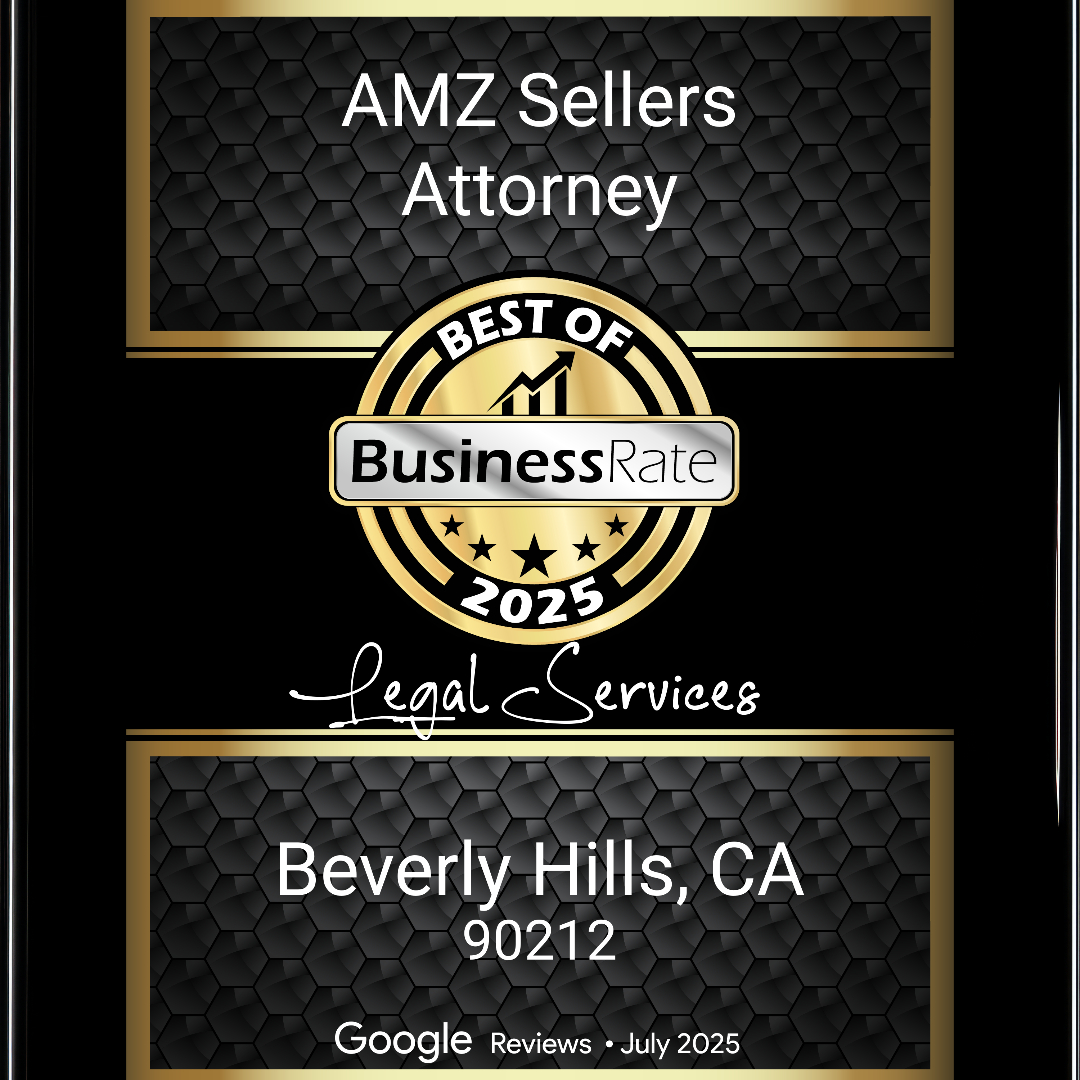 AMZ Sellers Attorney® Named "Best Legal Services in Beverly Hills 2025" by BusinessRate