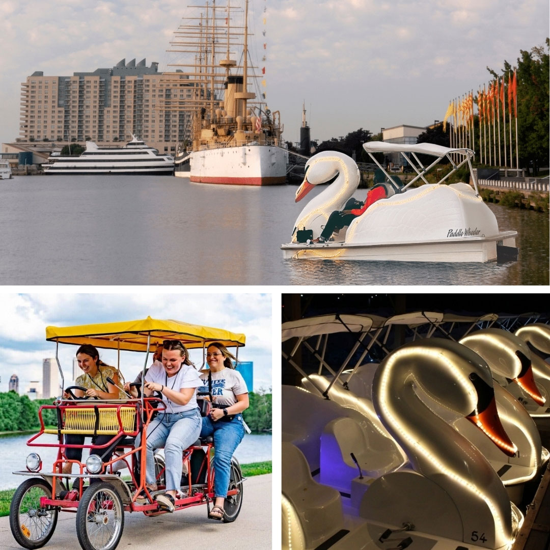 Penn’s Landing Marina Swan Boats & Bikes by Wheel Fun Rentals Now Open