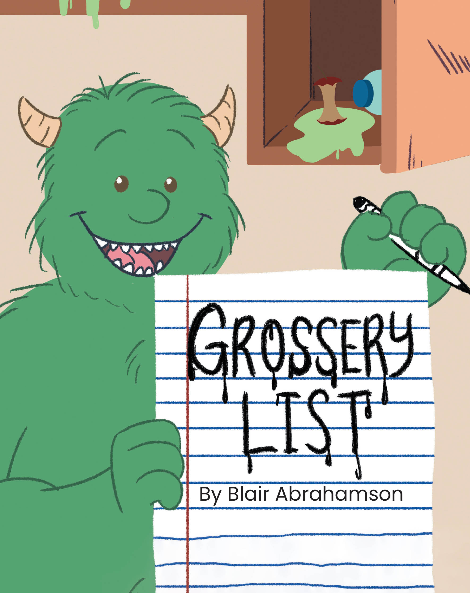 Author Blair Abrahamson’s New Book, "Grossery List," is a Charming Story That Follows a Monster Who Puts Together a List of Gross Foods He Needs to Buy from the Market