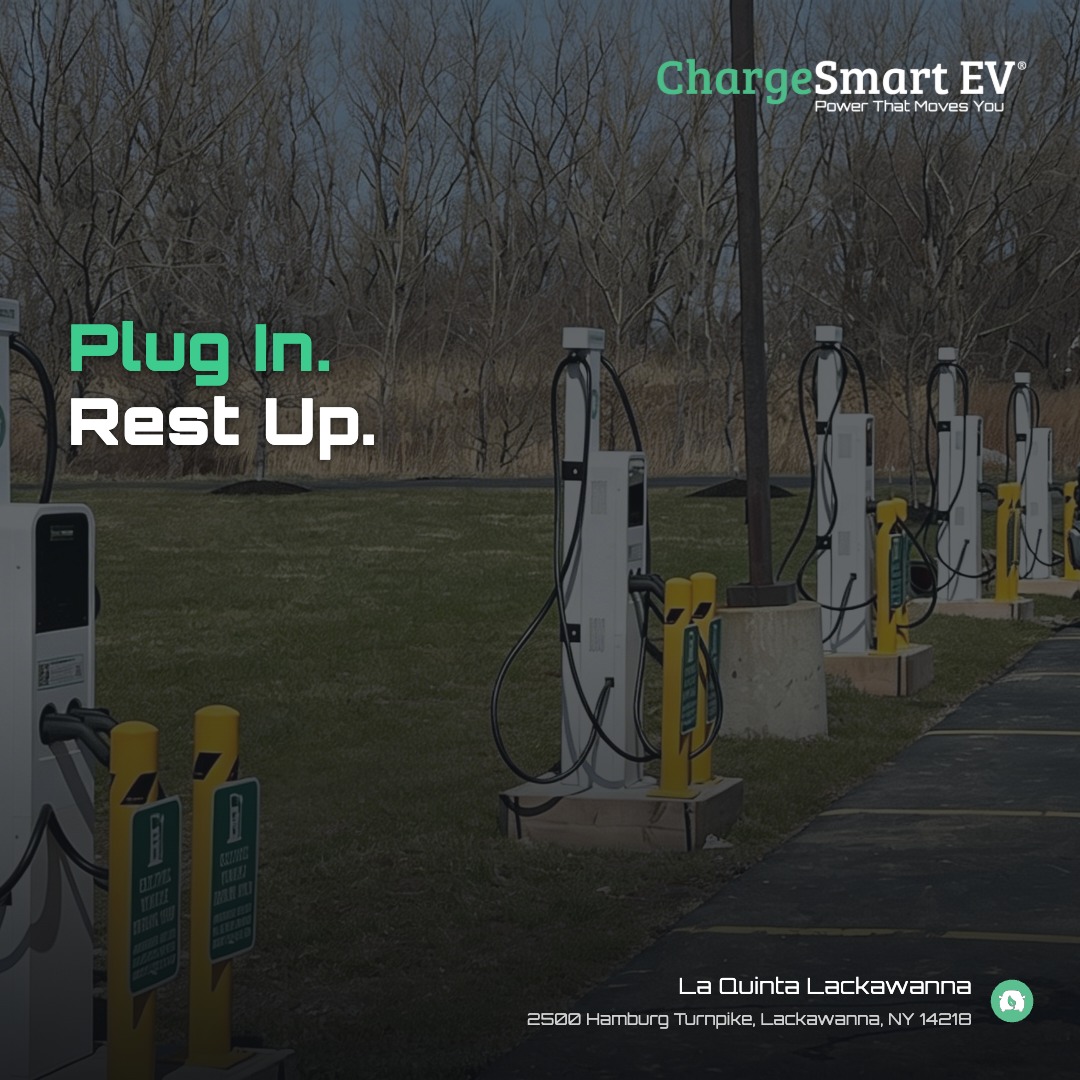 ChargeSmart EV Activates 10 Level 2 Charging Ports at La Quinta Lackawanna