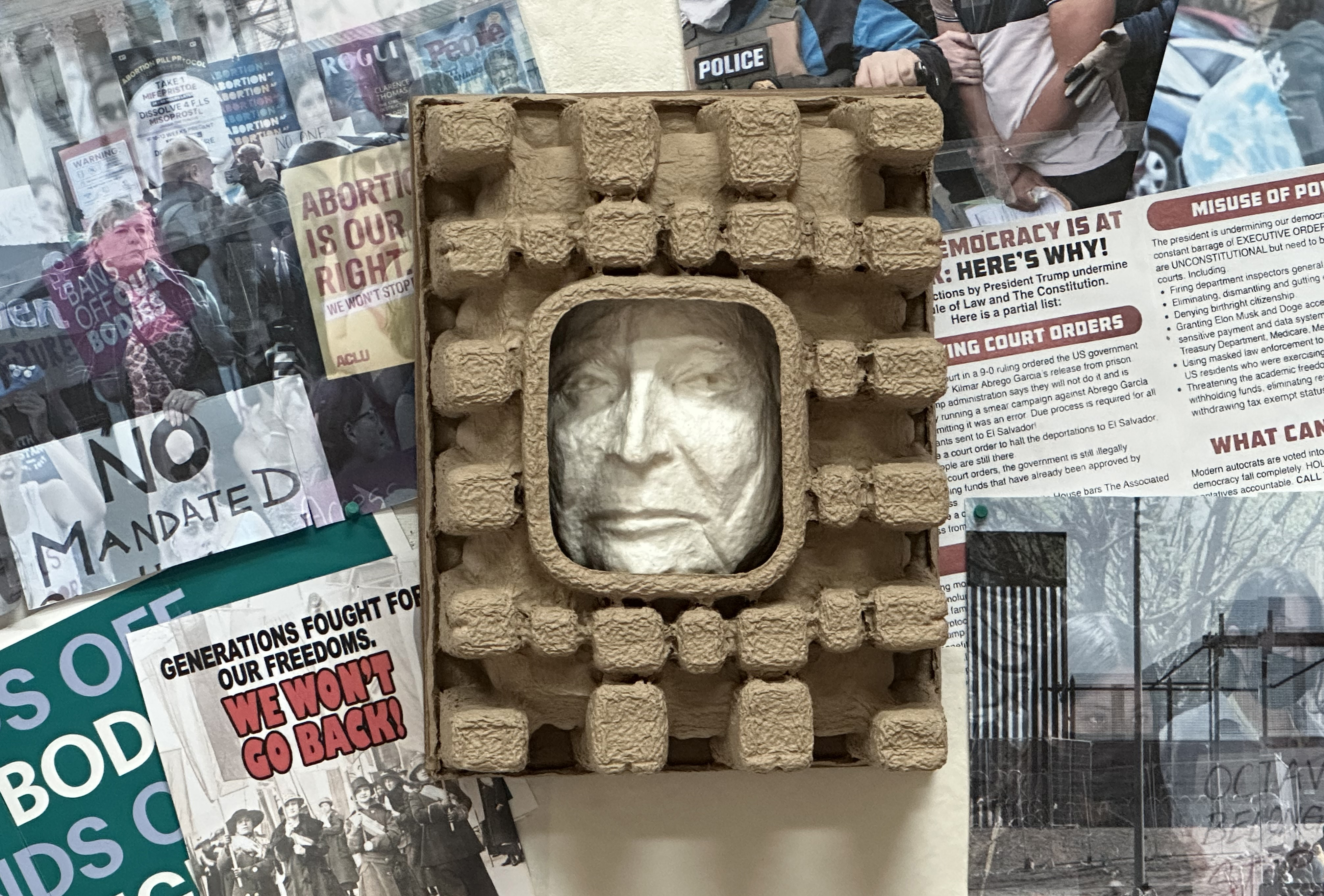 “Susan Grabel: Lost My Husband/Can’t Lose My Country” at Ceres Gallery