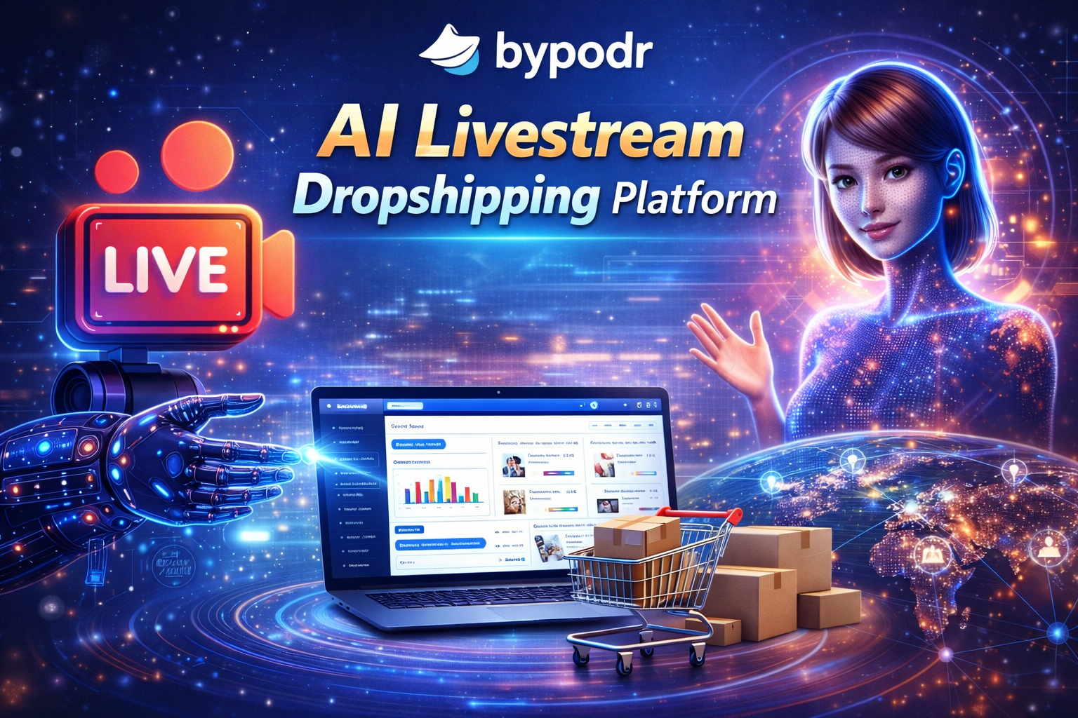 bypodr Updates Platform with AI Livestream and Dropshipping Tools for Cross-Border Sellers