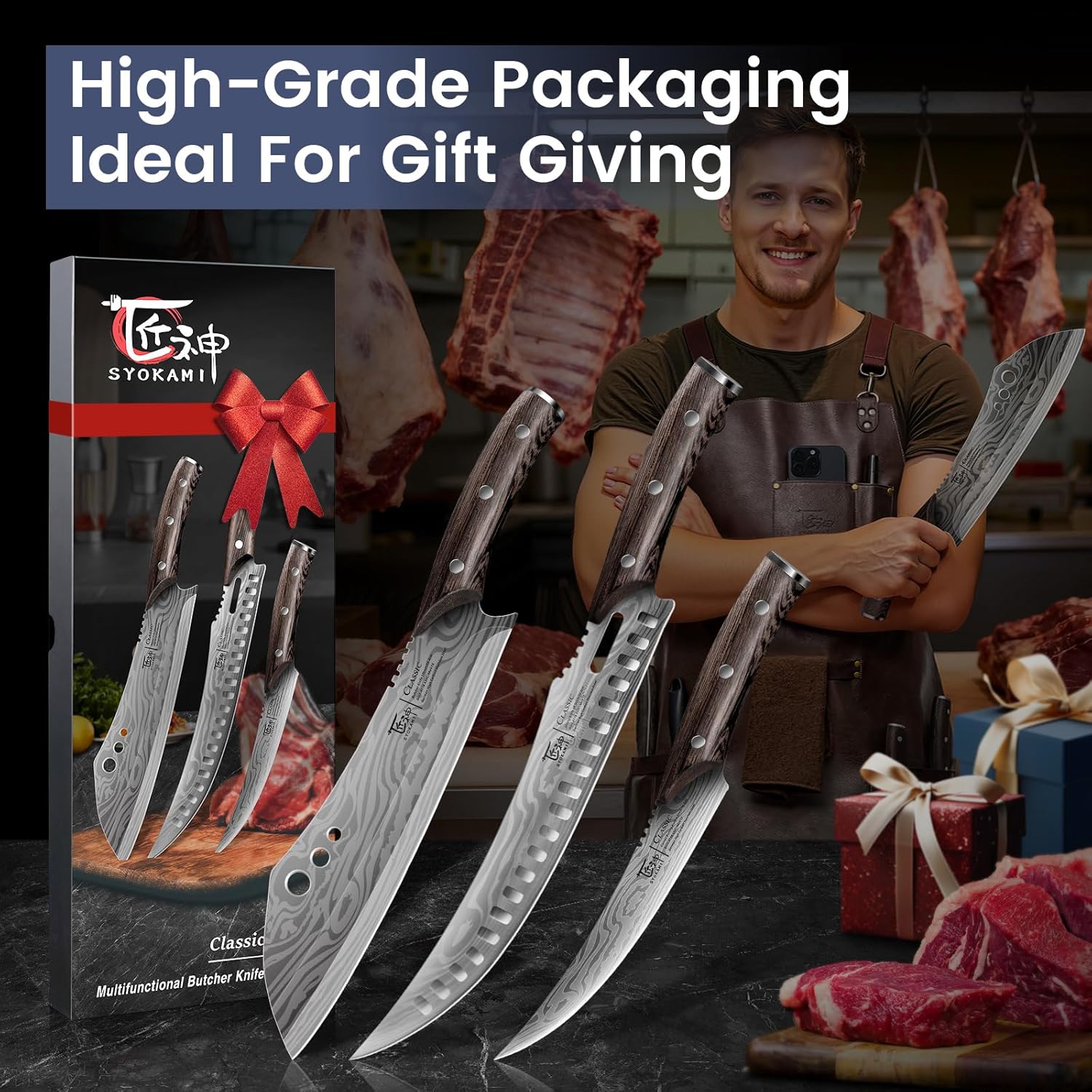 SYOKAMI Achieves TikTok Shop Top 10M Seller Milestone; Debuts Professional 3-Piece Butcher Knife Set