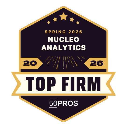 Nucleo Analytics Recognized as a Top Firm for Spring 2026 by 50Pros