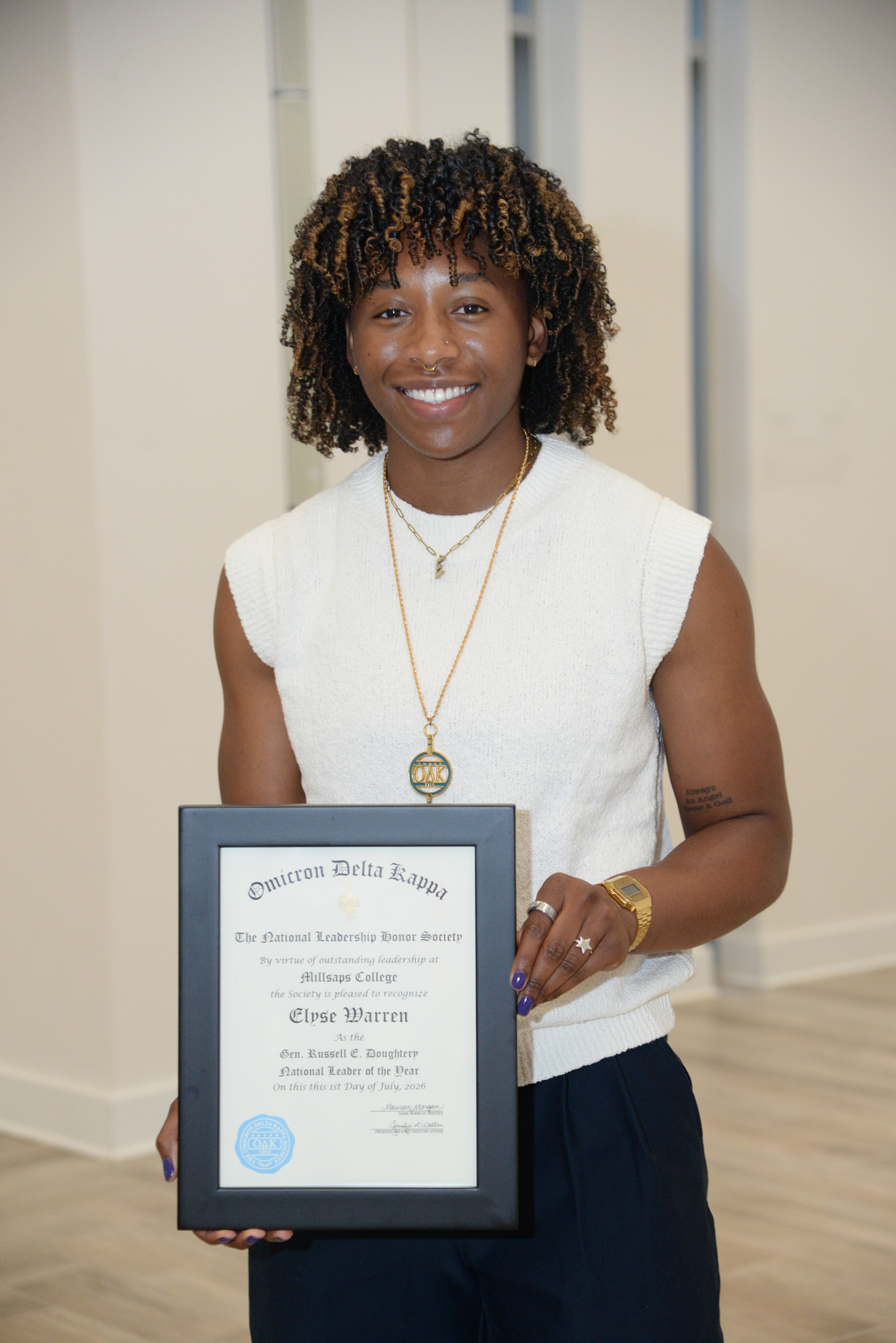 O∆K Names Elyse Warren 2026 Gen. Russell E. Dougherty National Leader of the Year