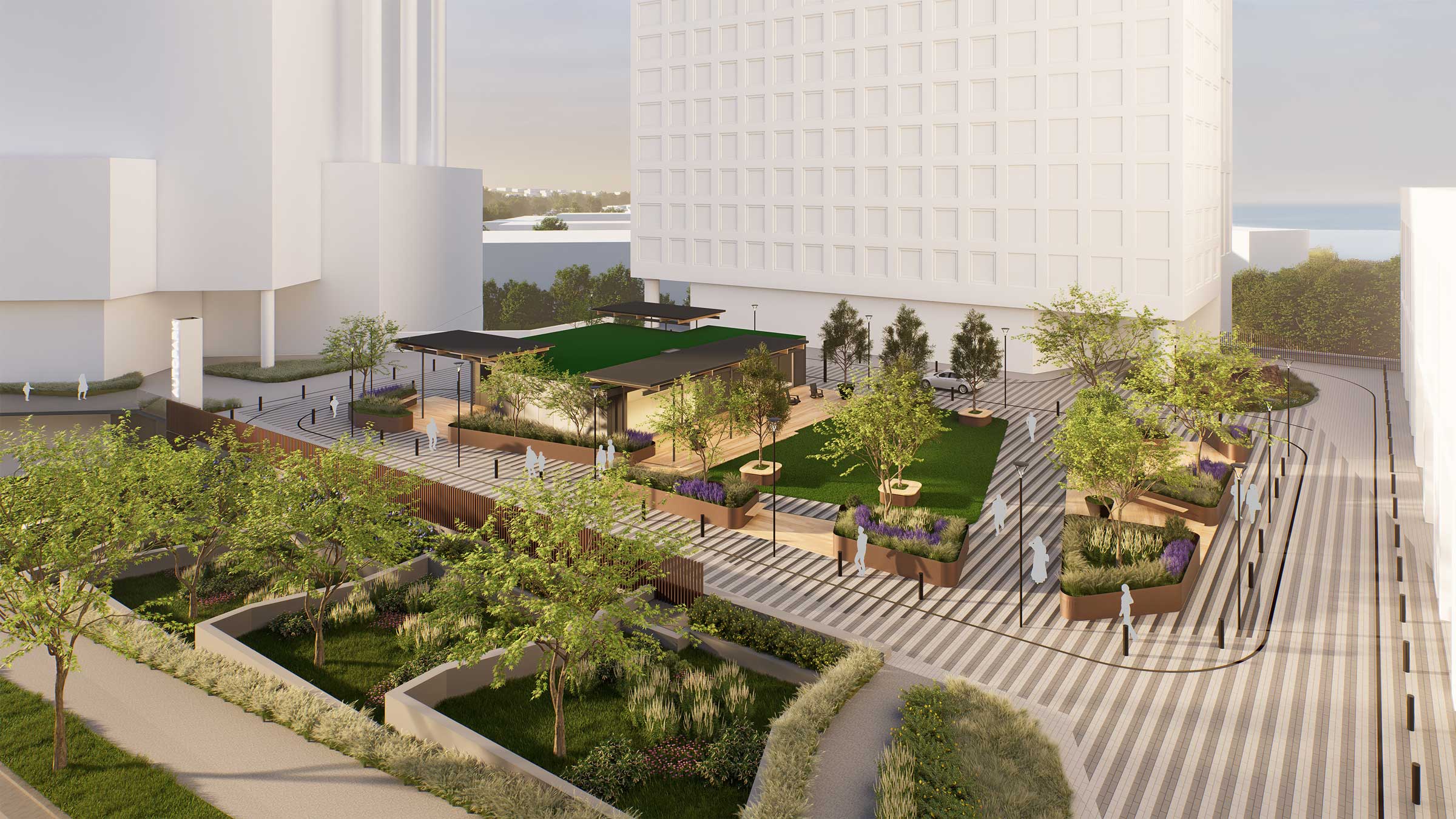 Construction Begins on Automated Parking Facility, Marking the Second Phase of City Gateway Development by First Floor and SfL+a Architects