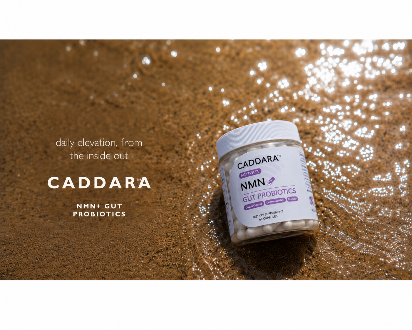 CADDARA Introduces ACTIVATE, a Delay-Release Longevity Supplement Combining Liposomal NMN and Probiotics