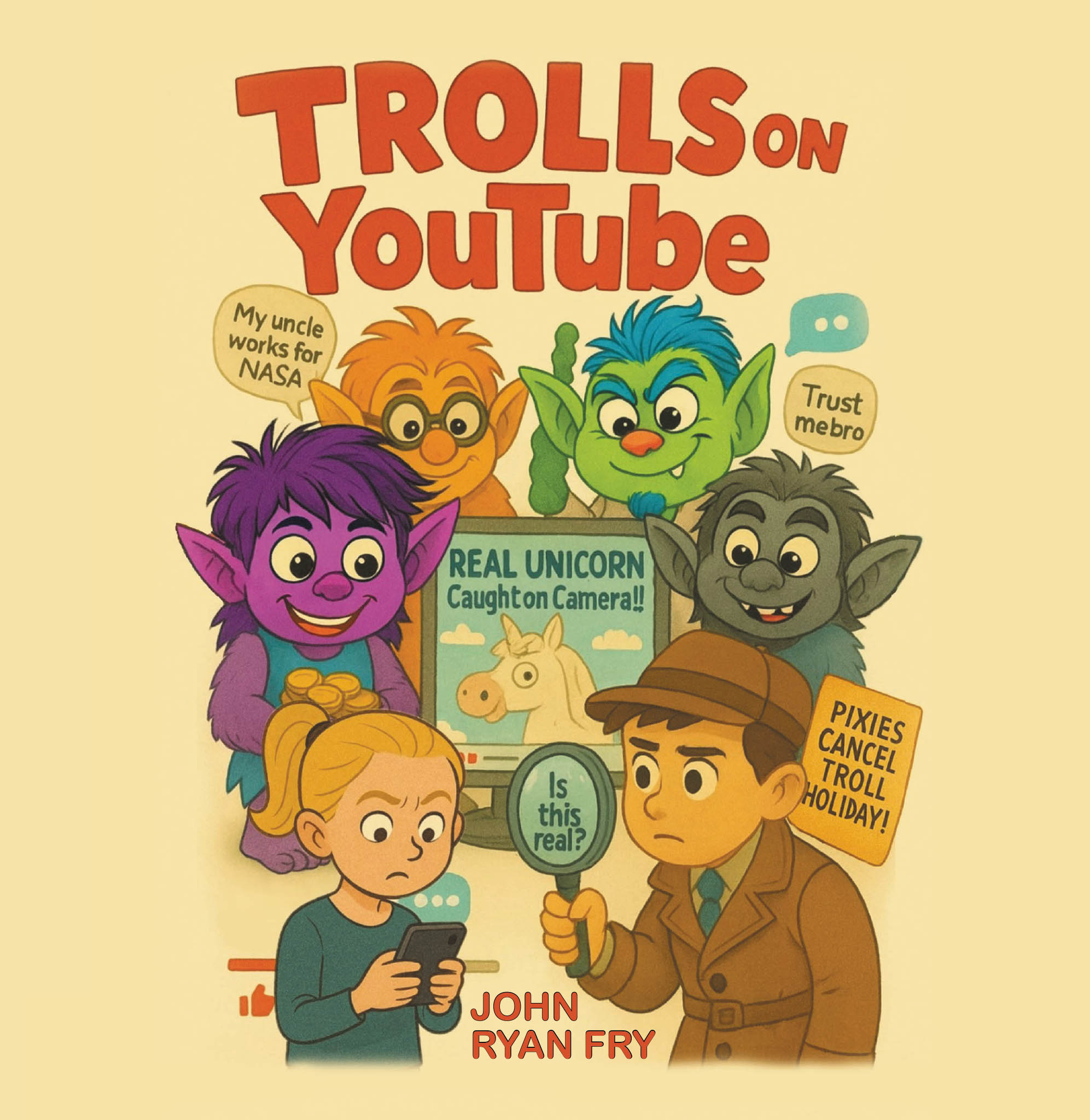 Recent Release, "TROLLS on YouTube," from Newman Springs Publishing Author John Ryan Fry, Tackles Online Misinformation and Equips Kids to Spot Sneaky Tricks