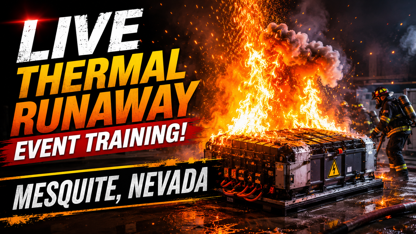 KNIGHTTEK to Support Live EV Battery and Lithium-Ion Thermal Runaway Training Demonstration with Mesquite Fire Rescue in Nevada