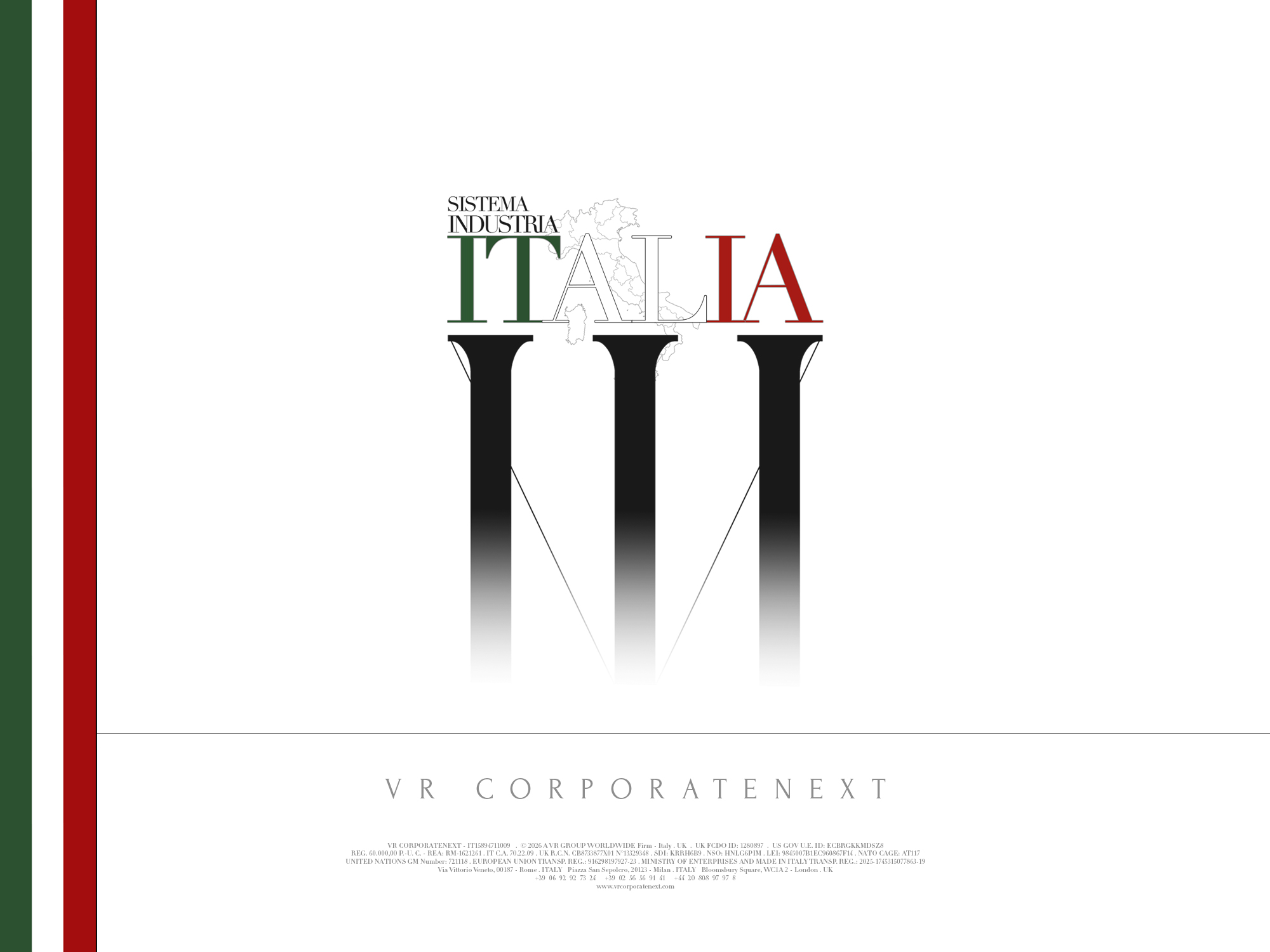 VR Corporatenext Has Launched SISTEMA INDUSTRIA ITALIA