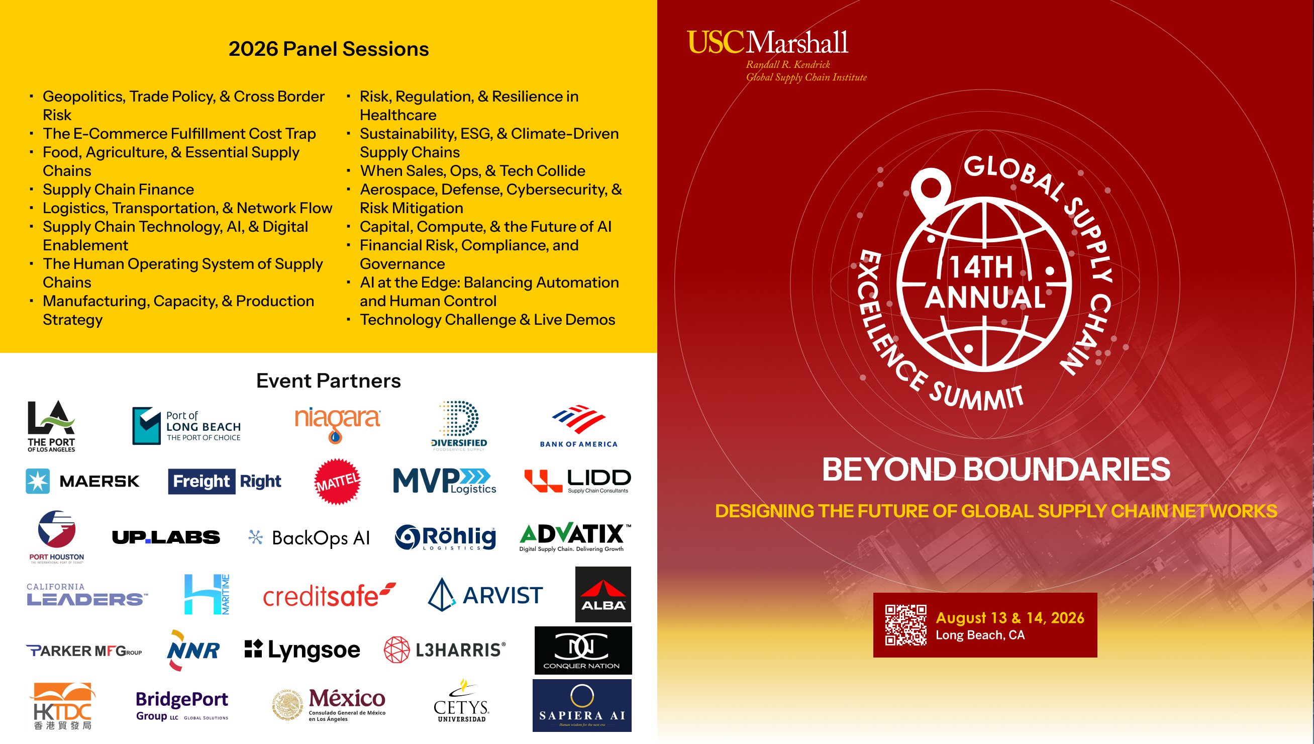 Supply Chain Leaders and Innovators Will Gather in Long Beach, California, on August 13–14, 2026, for the 14th Global Supply Chain Excellence Summit