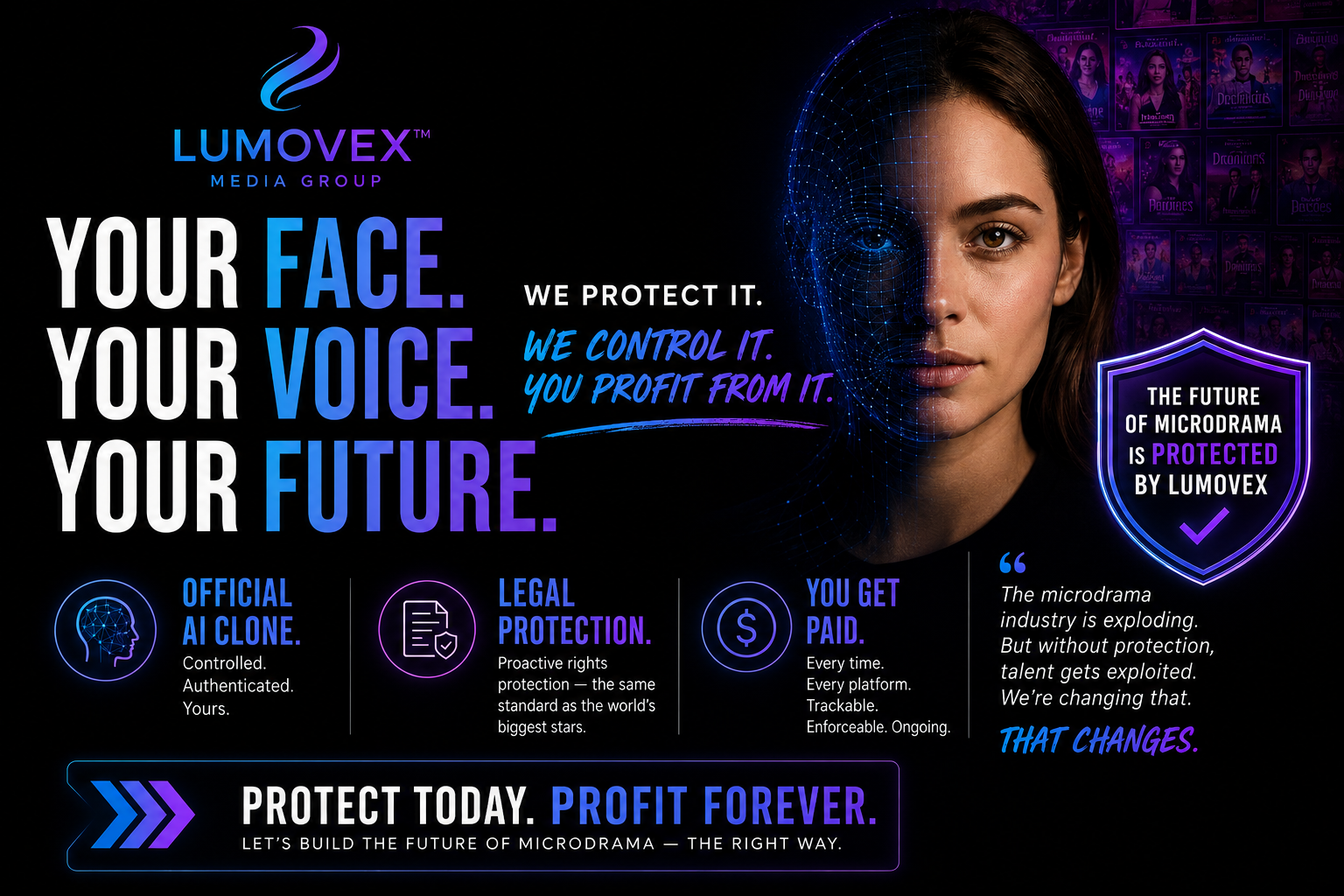 Lumovex Media Group and BridgeBrain Partner to Deploy AI Rights and Licensing Infrastructure for Talent Identity Protection