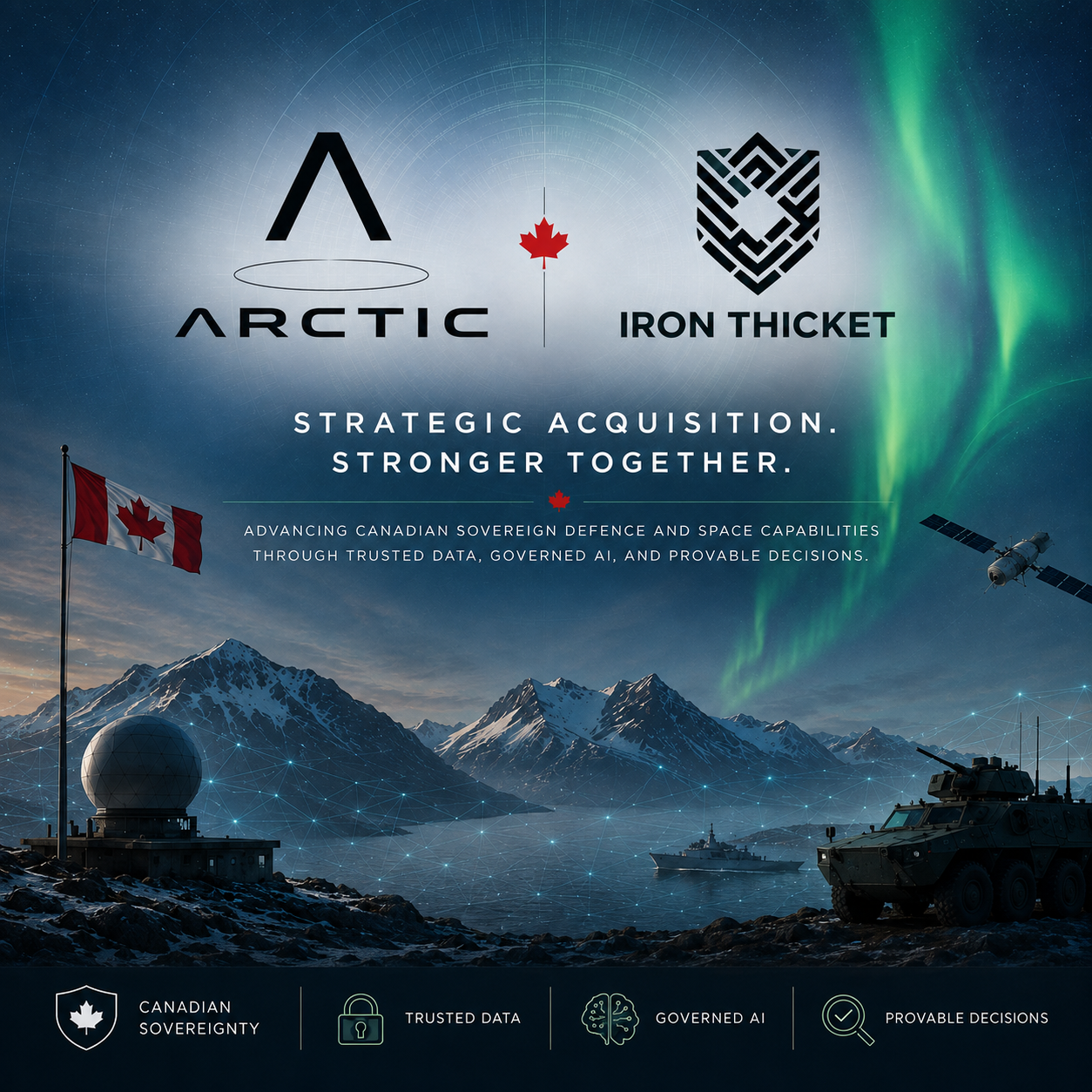 A-Arctic Acquires Equity Position in Iron Thicket to Strengthen Canadian Sovereign Defence Technology