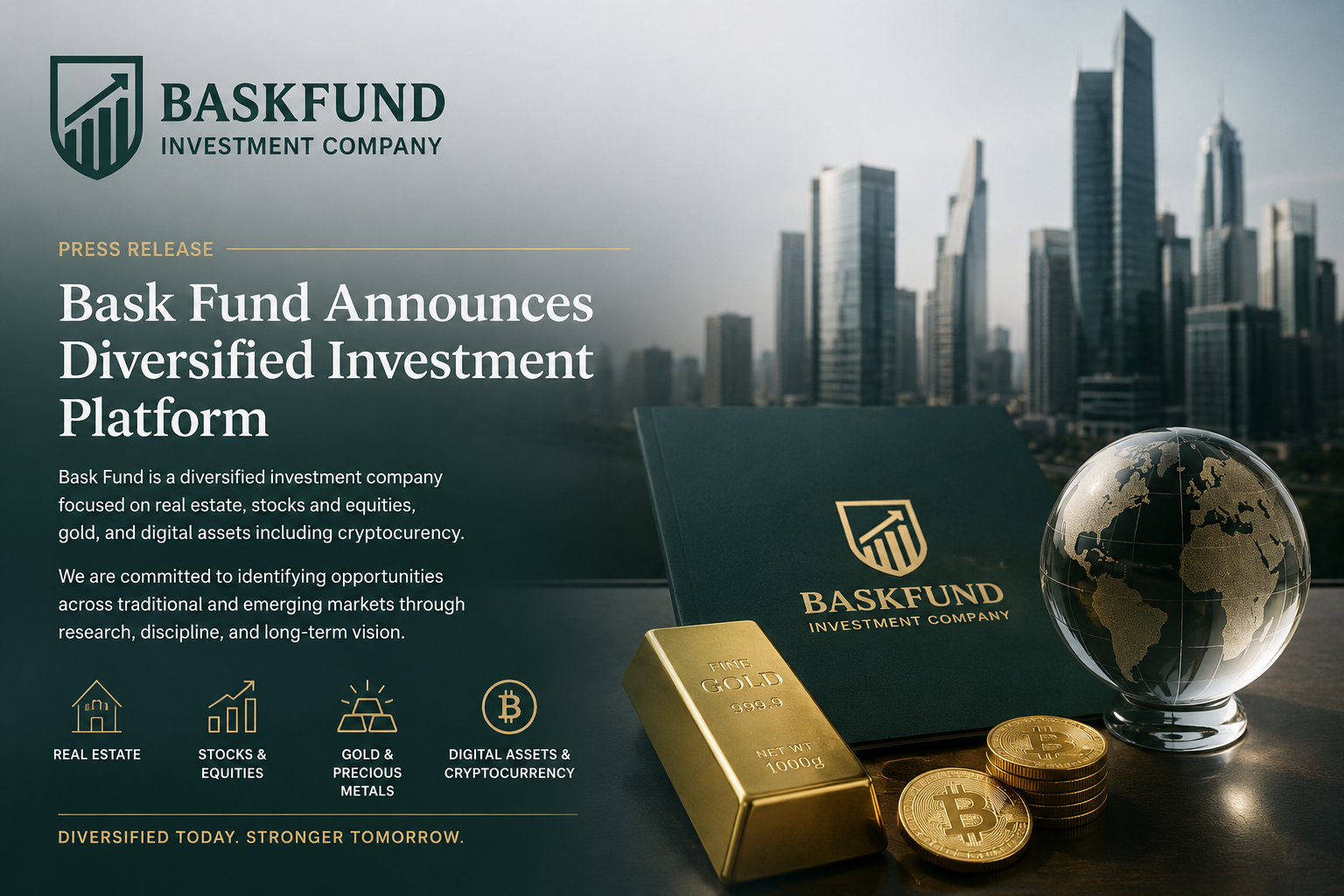 Bask Fund Announces Diversified Investment Platform Across Real Estate, Equities, Gold and Digital Assets