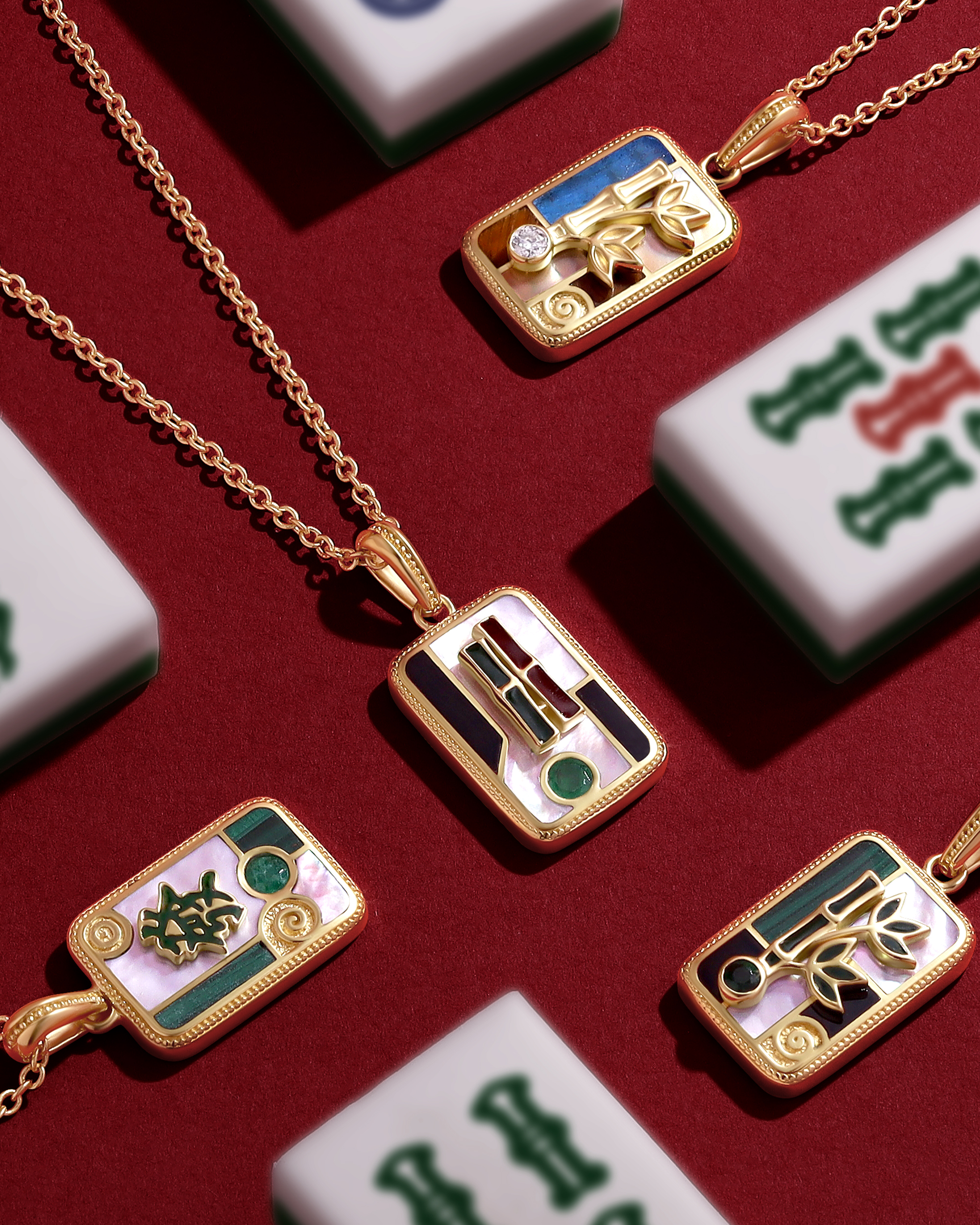 Play Your Intention: Karma and Luck Launches the Mahjong Jewelry Collection
