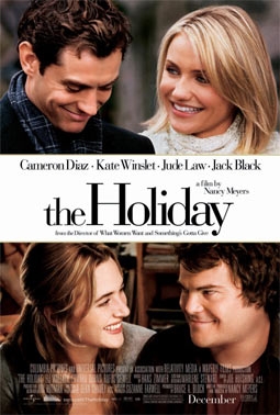 Jude Law, Jack Black, Cameron Diaz & Kate Winslet in The Holiday