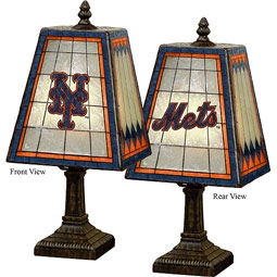 14" Major League Baseball Logo Art-Glass Table Lamp