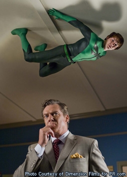 Christopher McDonald & Drake Bell in Superhero Movie