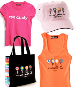 Dylan's Candy Bar Branded Fashion (clockwise): 