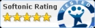 5 stars rating on Softonic.com