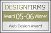 DESIGNFIRMS Website Design Awad