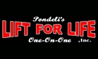 Pondeli's Lift for Life Logo
