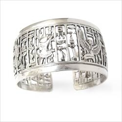 Egyptian handmade Silver Bracelet Image