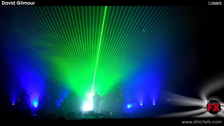 Lasers from the David Gilmour tour Image