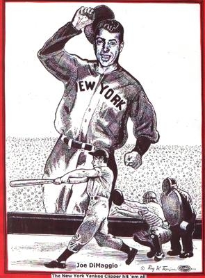 Joe DiMaggio - Where have you gone - by Ray Tapajna Image