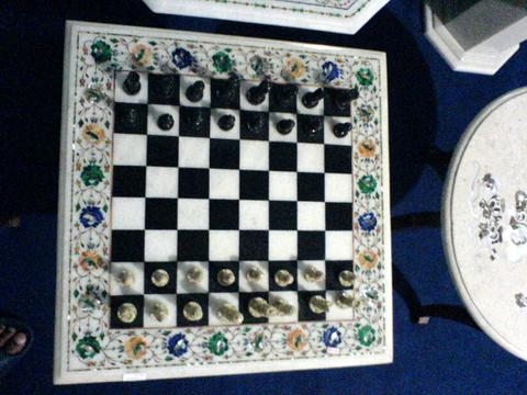 chess in marble Image