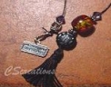 Charmed Book Mark with Interchangeable Charm Image