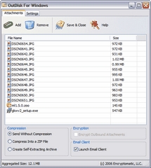 New OutDisk Email FTP for Windows Lets Users Send Big File Attachments in Email