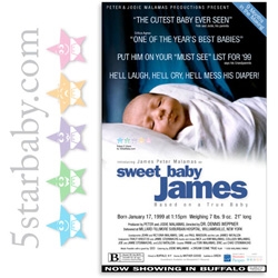 Unique Baby Item - “Movie-Poster” Birth Announcements