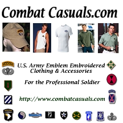 Combat Casuals.com Announces Its Web Site Selling U.S. Army Emblems, Insignias, & Awards Embroidered on Clothing & Accessories