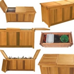 Brookbend Outdoor Furniture Offers Patio Storage Units That Convert to Food Service Bars