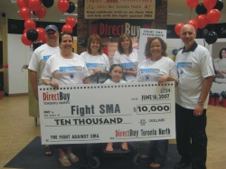 DirectBuy of Toronto Marks 10 Years of Service; Raises $10,000 for FightSMA