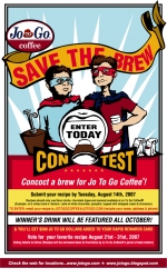 Jo To Go Coffee Customers "Save the Brew"