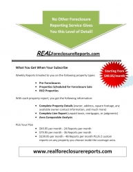 Real Foreclosure Reports Launches Website Servicing Charlotte North Carolina