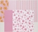 Pink & Orange Paper Pack for Scrapbooks